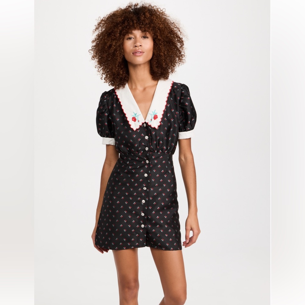 Floral Embroidery Mini Dress 🌹 NEW